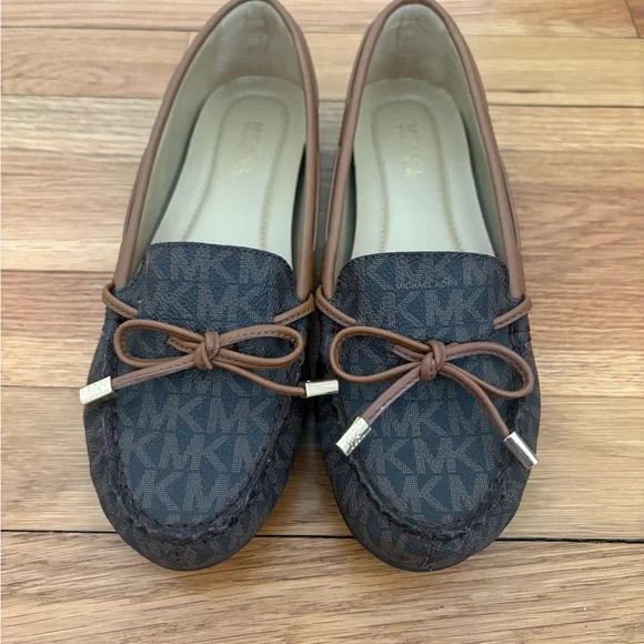 Michael Kors Crawford Brown Moccasins Women’s 6 NWOT - Picture 2 of 13